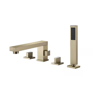 Латунный смеситель для ванной с 5 отверстиями - Product Image 3