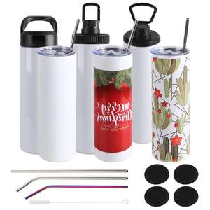 Productos más vendidos, <span class=keywords><strong>vasos</strong></span> aislados de acero inoxidable para <span class=keywords><strong>vasos</strong></span> de sublimación, venta al por mayor, vaso de 20 Oz, taza térmica blanca - Product Image 4