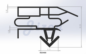 Walk-in Cooler <strong>Door</strong> Gasket Magnetic PVC <strong>Fridge</strong> <strong>Seal</strong> for Cold Storage Room - Product Image 3