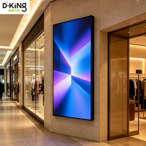 Mur vidéo LED D-king Full HD à installation fixe en intérieur, affichage publicitaire LED sans soudure pour centre commercial, couloir commercial - Product Image 1