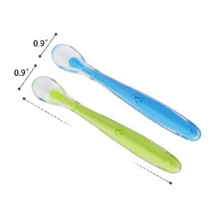 Cuchara de Silicona para Bebés, Vajilla Infantil, Cuchara de Alimentación Suave para Bebés, Producto para Bebés al por Mayor - Product Image 2