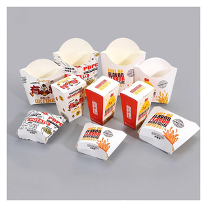 Boîte d'emballage en papier personnalisée à prix abordable, de bonne qualité, jetable, pour frites, nuggets de poulet, ailes de poulet, pour emporter - Product Image 4