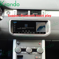 Autoradio Android Krando 10,25 pouces avec GPS et lecteur DVD pour Land Rover Range Evoque 2012-2019, système Harman Bosch, CarPlay sans fil, 4G