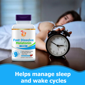 Complément de sommeil personnalisé en usine : Mélatonine 10mg à dissolution rapide pour améliorer la qualité du sommeil et favoriser la relaxation (en comprimés) - Product Image 6