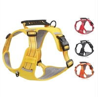 Laisse pour chien en nylon de luxe personnalisée, haute qualité, réfléchissante, à LED, motif animalier, anti-explosion, rembourrée, avec fermeture à bouton, petite taille