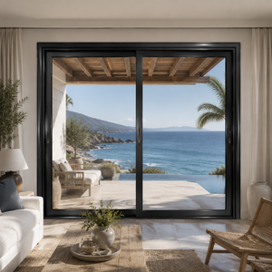Puerta Corredera de Vidrio de Aluminio con Aislamiento Térmico de Alta Calidad, Insonorizada, para Villa, Suministro Directo de Fábrica - Product Image 2