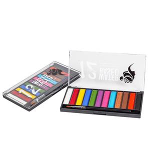 Queens Factory Kit <span class=keywords><strong>de</strong></span> <span class=keywords><strong>palette</strong></span> <span class=keywords><strong>de</strong></span> peinture corporelle à base d'huile 12 couleurs <span class=keywords><strong>de</strong></span> haute qualité <span class=keywords><strong>Palette</strong></span> <span class=keywords><strong>de</strong></span> peinture pour le visage arc-en-ciel pour enfants - Product Image 4
