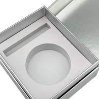 Boîte cadeau magnétique en carton rigide avec insert en mousse, pour produits cosmétiques de luxe personnalisés (crème pour les yeux et crème pour le visage), fabriquée à partir de matériaux recyclés