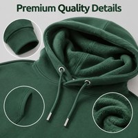 Vêtements pour animaux de compagnie, vente chaude, sweat à capuche pour chien en coton premium doublé de polaire, avec cordon de serrage réglable, poche kangourou, couleur unie, hiver