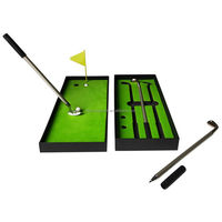 Ensemble de stylos en forme de club de golf, cadeau original, mini ensemble de stylos de golf de bureau