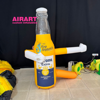 Danseur de bouteille gonflable pour la promotion d'activités de festival de la bière, de magasins et d'entreprises