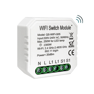 Sonoff — interrupteur mural avec minuterie, wi-fi, 10a, pour maison connectée, fonctionne avec Alexa, Google, <span class=keywords><strong>PC</strong></span> V0, 1 Gang, mise à jour - Product Image 1