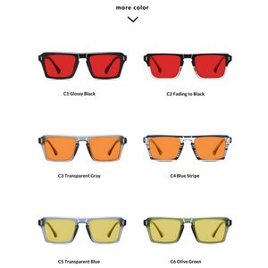 Montura TR90 Cuadrada Ligera, Lentes Naranjas de Alta Calidad al por Mayor, Bloqueo de Luz Azul 100%, Unisex Negro - Product Image 2