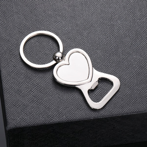 Porte-clés décapsuleur en alliage de zinc métallique de haute qualité, personnalisable par sublimation, avec <span class=keywords><strong>logo</strong></span> sur mesure, fait main, DIY, supports vierges pour porte-clés - Product Image 6