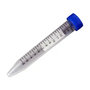 Laboratoire stérile jetable PP 15 ml 50 ml tube à centrifuger à fond conique