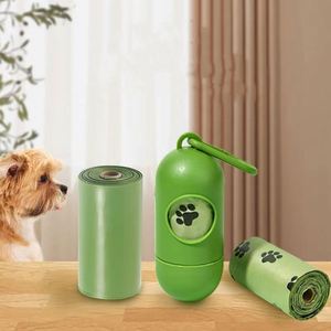 Hot Style Eco-Friendly Plastic Dog Poop Dispenser and Litter Clean <b>Roll</b> <b>Bag</b> for Dog Walking - Product Image 1