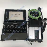Multiplexor C5 para Benz SD Connect C5 PK C6 C5 C3 Xentry Das Wis Epc DOIP para herramienta de diagnóstico de coches y camiones Benz + portátil robusto v110