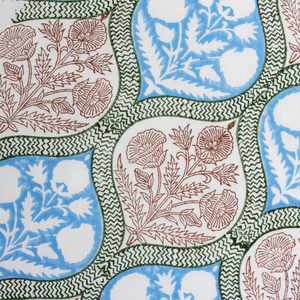 Tissu en coton imprimé floral fait main, tissu de haute qualité, teint à la main, léger, pour chemises de filles - Product Image 1