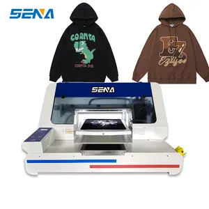Inkjet printer A3 T-shirt printing machine Dual head DTG cheap direct to clothing shirt fabric linen textiles