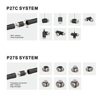 Système d'éclairage sur rail magnétique DGLUX DIY, éclairage sur rail linéaire long à LED COB, intensité réglable, couleur réglable, pour hôtel, commerce, espace de vie