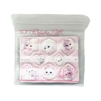Houppette en polyuréthane hydrophile Gege Bear Kawaii en forme de goutte, ultra-souple, sans couture, ajustement parfait à la peau, lavable