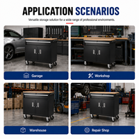 Coffre à outils mobile personnalisable de qualité supérieure pour une utilisation professionnelle dans les garages automobiles, les ateliers industriels