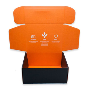 Tùy chỉnh các tông sóng Giấy gấp gửi thư bao bì Tear Strip in tự niêm phong bưu phẩm vận chuyển Hộp quà tặng với logo - Product Image 2