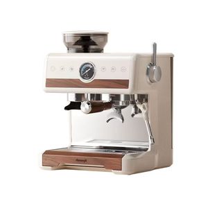 Cafetera Multifuncional de Acero Inoxidable con <span class=keywords><strong>Molinillo</strong></span> Integrado para Espresso y Cappuccino al Vapor - Product Image 1