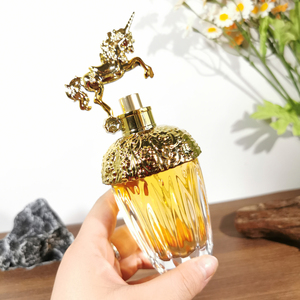 Fancy <strong>unicorn</strong> 50ml 80ml Unique Empty Glass Cosmetic Perfume <strong>Bottle</strong> with Spray Pump - Product Image 2