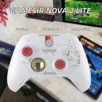 Controlador de Juego Inalámbrico BT para Nova 2 Lite, con Joystick Hall, Botón Programable, Giroscopio de Seis Ejes