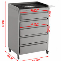 Nouvelle armoire de rangement mobile multi-tiroirs en acier inoxydable avec roulettes pour salons de coiffure - Fabricant direct