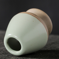 Estick Bambou Matcha Support de Fouet à Thé Japonais Matcha Repose-Fouet Support Céramique Accessoires Bol à Matcha Support de Fouet
