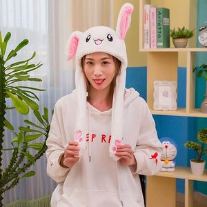 Divertido Gorro de Conejo de Peluche Kawaii con Orejas Móviles y Luces LED, Unisex, para Cosplay y Fiestas, para Mujeres y Niñas - Product Image 3