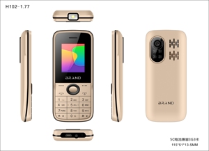 Điện Thoại Dạng Thanh <span class=keywords><strong>3G</strong></span> 1.77Inch <span class=keywords><strong>2</strong></span>.4Inch Tùy Chỉnh - Product Image 5