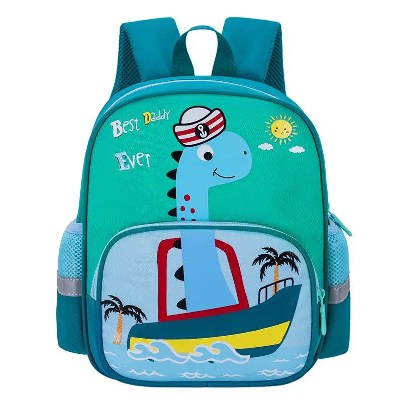 حقيبة ظهر للأطفال بألوان مبهجة مزينة بطباعة كرتونية حقيبة ظهر لطيفة للأطفال حقيبة ظهر للمدرسة للأطفال والفتيات والفتيان حقيبة مدرسية