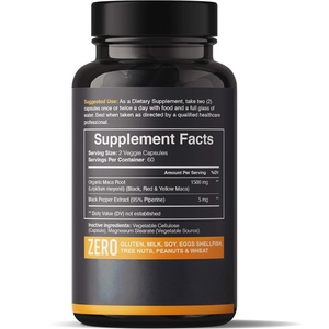 Personalizado Herbal <span class=keywords><strong>Maca</strong></span> <span class=keywords><strong>Extract</strong></span> Capsule Adulto Power Support Energy Management para Homens e Mulheres - Product Image 3