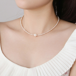 สร้อยคอไข่มุกเงินแท้ 925 รุ่น ALICE สำหรับทั้งชายและหญิง - Product Image 5