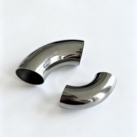 Coude en acier inoxydable 304 316 poli miroir à 90 degrés pour main courante, balustrade, raccord de tuyau, accessoires de quincaillerie pour garde-corps