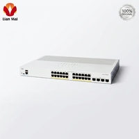 Commutateur de bureau géré Cisco Catalyst 1200 C1200-24P-4G 24 ports Gigabit PoE L2, neuf et scellé