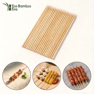 Brochetas de Bambú Biodegradables a Precio de Fábrica, Brochetas Desechables para Barbacoa al por Mayor, Palitos para Barbacoa con Logotipo Personalizado, Paquete de Alta Calidad - Product Image 1