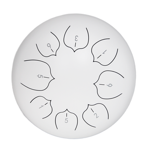 Tambour à langue en acier de 12 pouces, 8 notes, gamme complète, pour débutants, apprentissage musical de niveau débutant, pratique quotidienne - Product Image 1