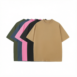 T-shirt en coton biologique écologique de haute qualité 180g pour hommes, personnalisable avec logo, manches courtes, décontracté, coupe oversize, vente en gros - Product Image 1