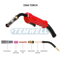 Diffuseur de gaz céramique TEMWELL 350A pour torche de soudage MIG KR350A, consommables OEM personnalisés Chine CO2