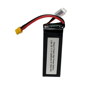 Mason điện phiên bản mới LiPo pin 3S <span class=keywords><strong>11.1V</strong></span> 5200mAh 60C <span class=keywords><strong>Lithium</strong></span> <span class=keywords><strong>Polymer</strong></span> Pin Giáo Dục Đào Tạo bay không người lái - Product Image 2