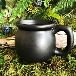 New factory custom black matte Halloween witches brew calderone cup ceramic beer calderone tazze da caffè - Product Image 4