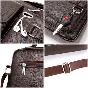 Sac Bandoulière <span class=keywords><strong>Homme</strong></span> Classique 2023 de Qualité Supérieure, Design Horizontal, Marque WEIXIER, en Cuir PU, pour Affaires et Voyages - Product Image 6