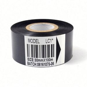 50pcs/lot SCF-900 30mm*100m <strong>Coding</strong> Printer <strong>Machine</strong> <strong>Tape</strong> Hot <strong>Stamp</strong> Color Ribbon <strong>Roll</strong> - Product Image 2