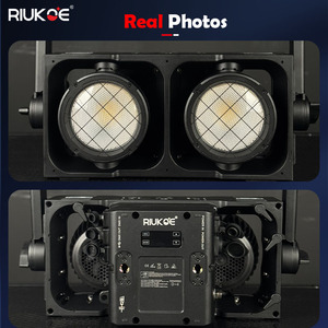 Ip65 không thấm nước ngoài trời cụm từ dẫn <span class=keywords><strong>300W</strong></span> rgba ấm trắng 5in1 COB <span class=keywords><strong>DMX</strong></span> 2 mắt blinder đèn - Product Image 2