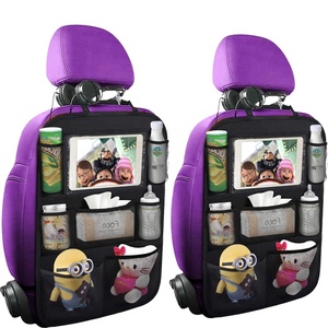 2026 Threewen Lot de 2 Organisateurs de Siège Arrière de Voiture 26*18 Pouces avec Support pour Tablette à Écran Tactile - Product Image 2