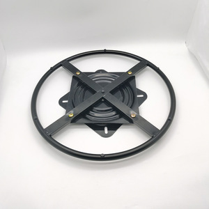 Swivel Plate 10-Inch Iron Turntable 360 Degree Rotate Display Stand Gun Black Industrial Design Hardware Accessory - Product Image 3